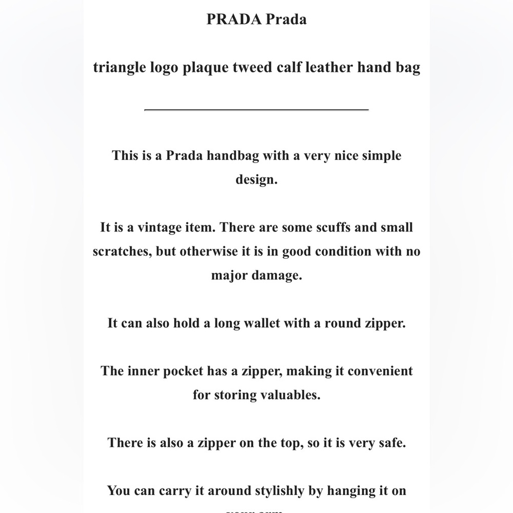 SOLD-SOLD Pre loved beautiful authentic PRADA handbag - Picture 5 of 10